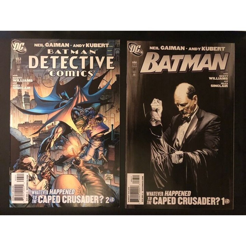 Batman #686 +853 (2009) –Neil Gaiman–Whatever Happened to the Caped Crusader VF